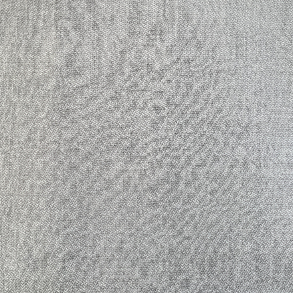 Flax and Cream Linen Throw Blanket