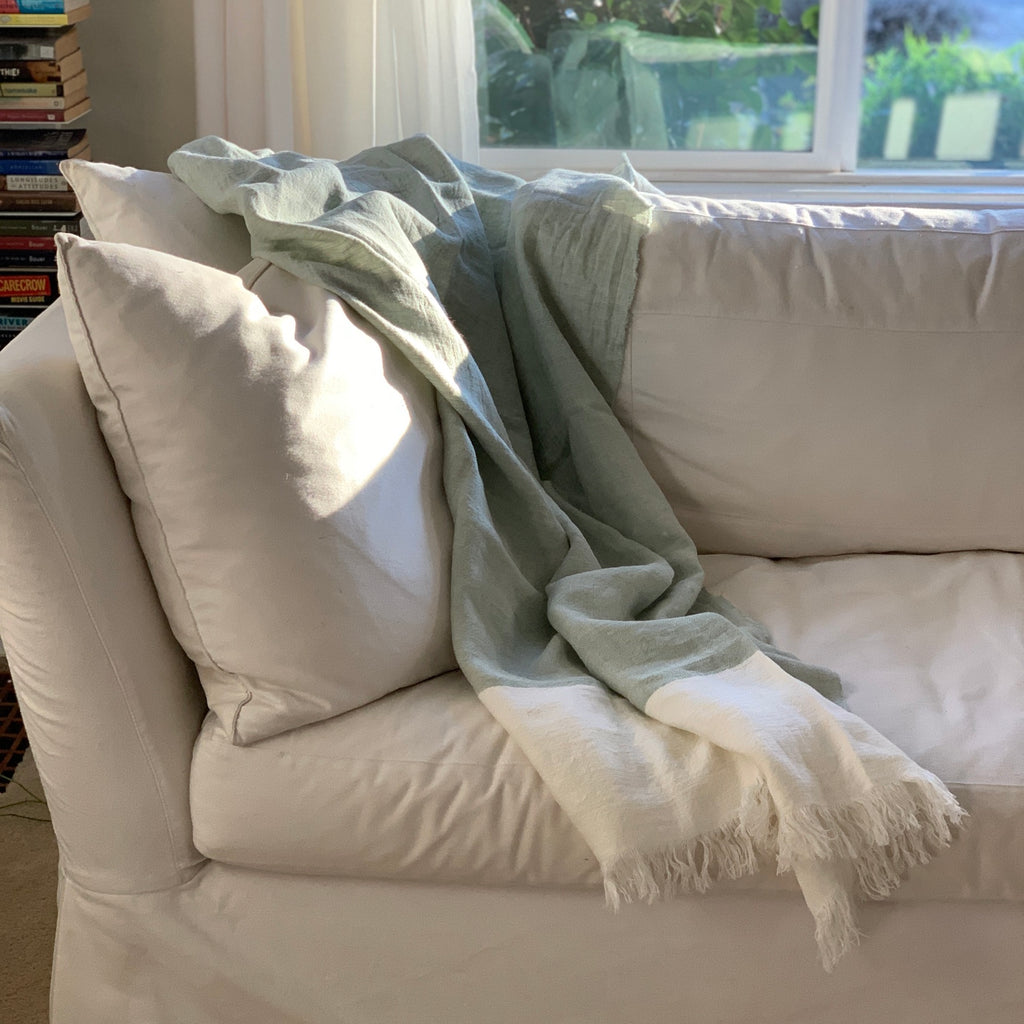 100% organic, GOTS Certified linen blankets